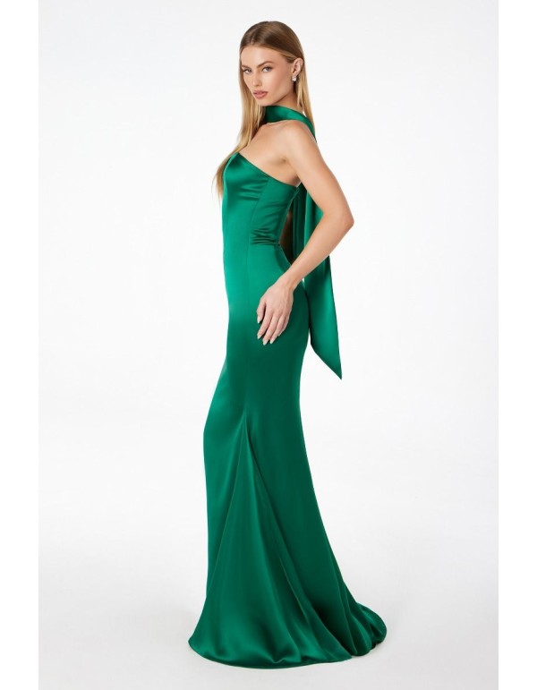 Robe de bal ajustée et sans bretelles avec châle assorti