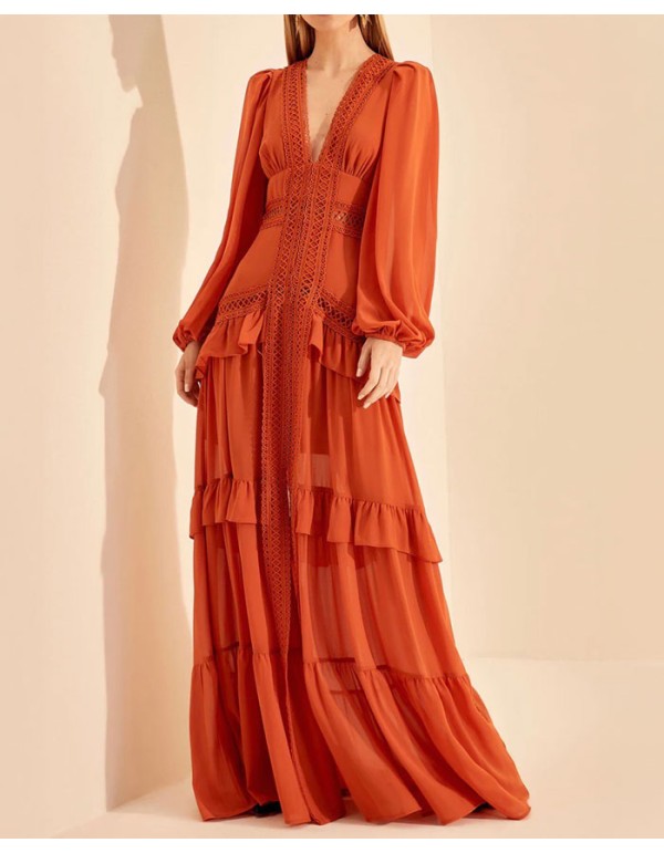 Long boho guest dress 2