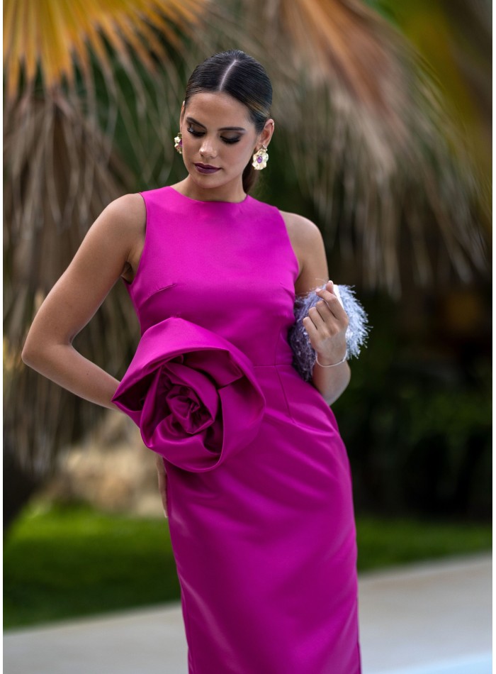 Robe d'invité structurée Bougainvillea