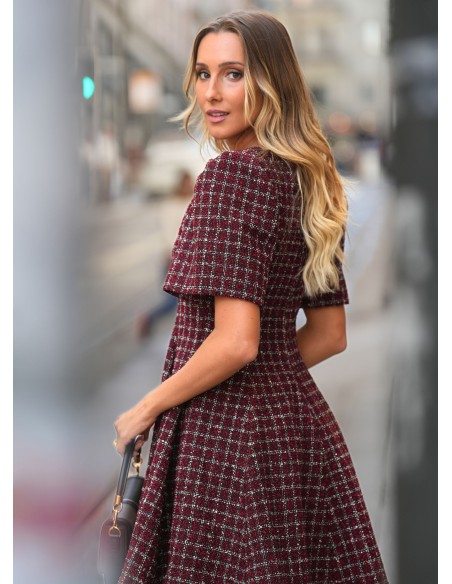 Ver mi tienda
Vestido corto de tweed rojo