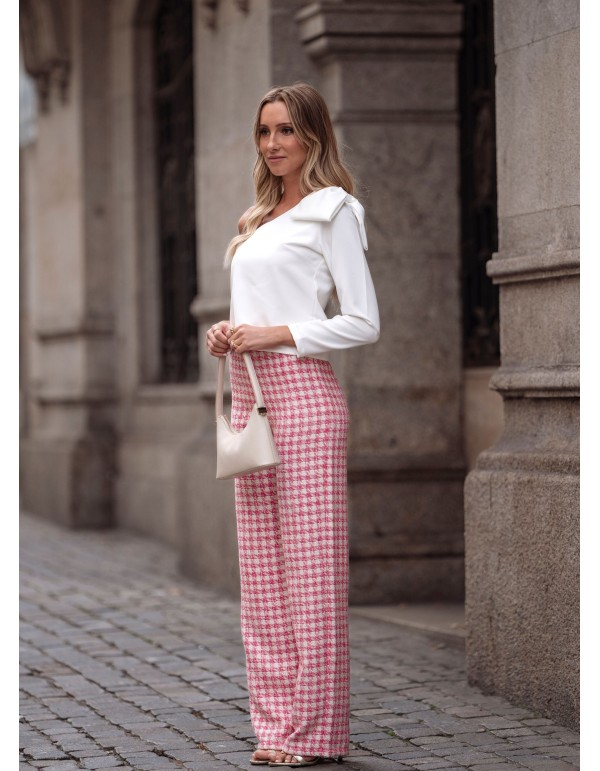 Pink tweed pants 2