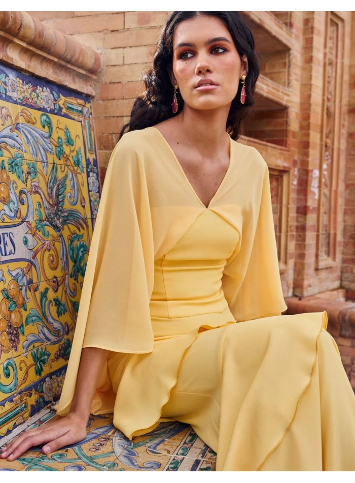 Top para invitada escote palabra de honor con...