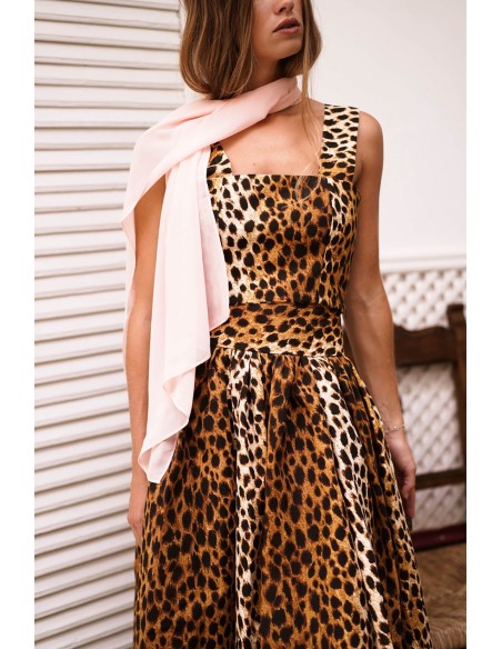 Pearl pink chiffon cape