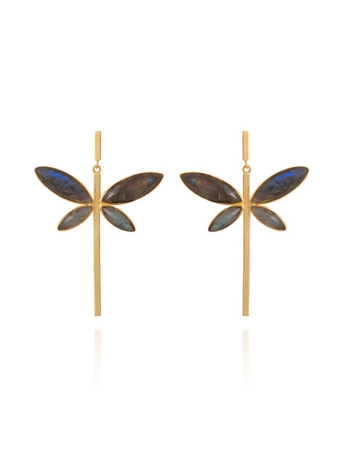 Earrings lavani dragonfly wedding party complement