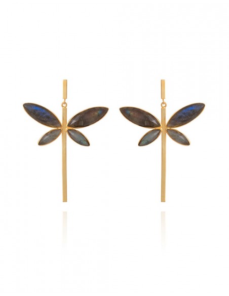 Earrings lavani dragonfly wedding party complement