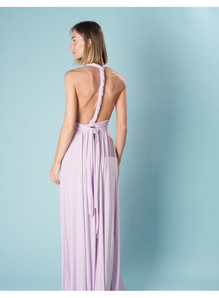 Vestido largo de fiesta multiposición con...