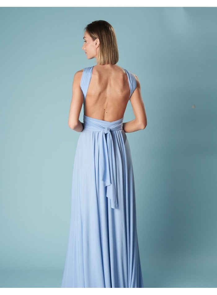 Robe longue de fête multipositions avec fente...