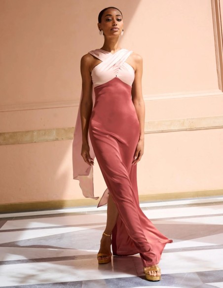 Vestido largo de invitada
