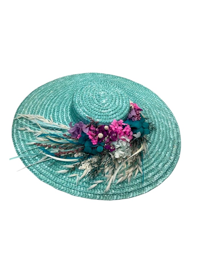 Châle d'invité vert d'eau avec embellissement...