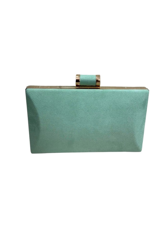 Sac de fête vert aqua avec chaîne
