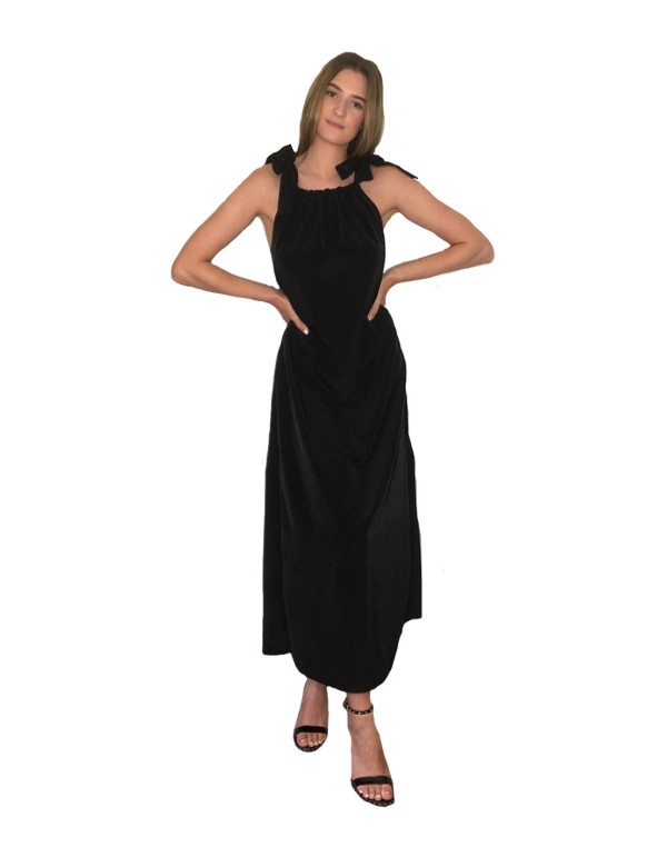 Vestido negro de cóctel de CoCo VeVe para INVITADISIMA