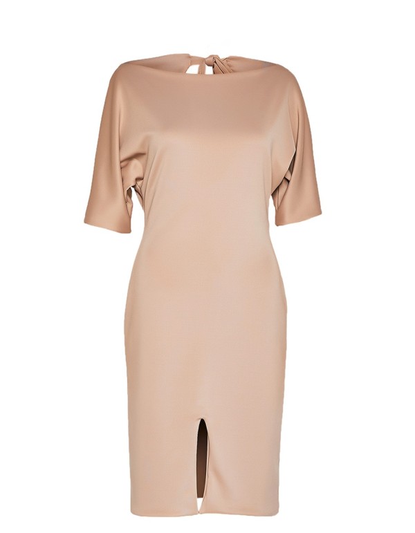 Vestido de cóctel de CoCo Veve para INVITADISIMA, color carne 2
