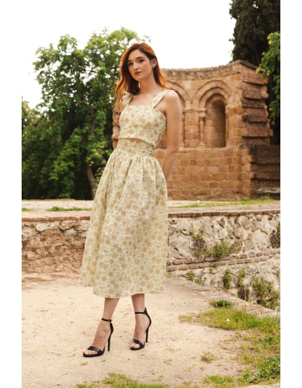 Top à larges bretelles avec imprimé floral 2