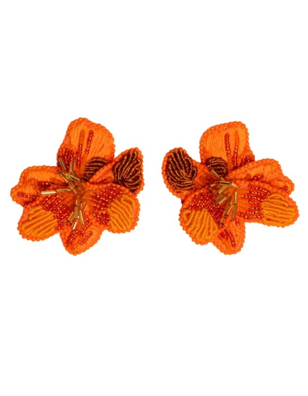 Pendientes de fiesta con pétalos de abalorios para eventos especiales 2