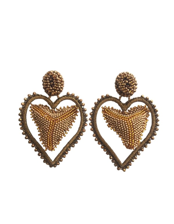 Boucles d'oreilles de fête faites à la main avec des...
