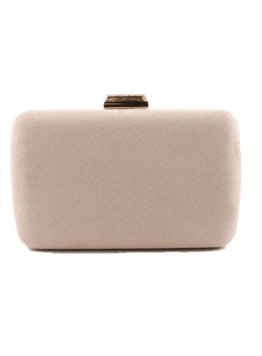 nude clutch bag for wedding guest