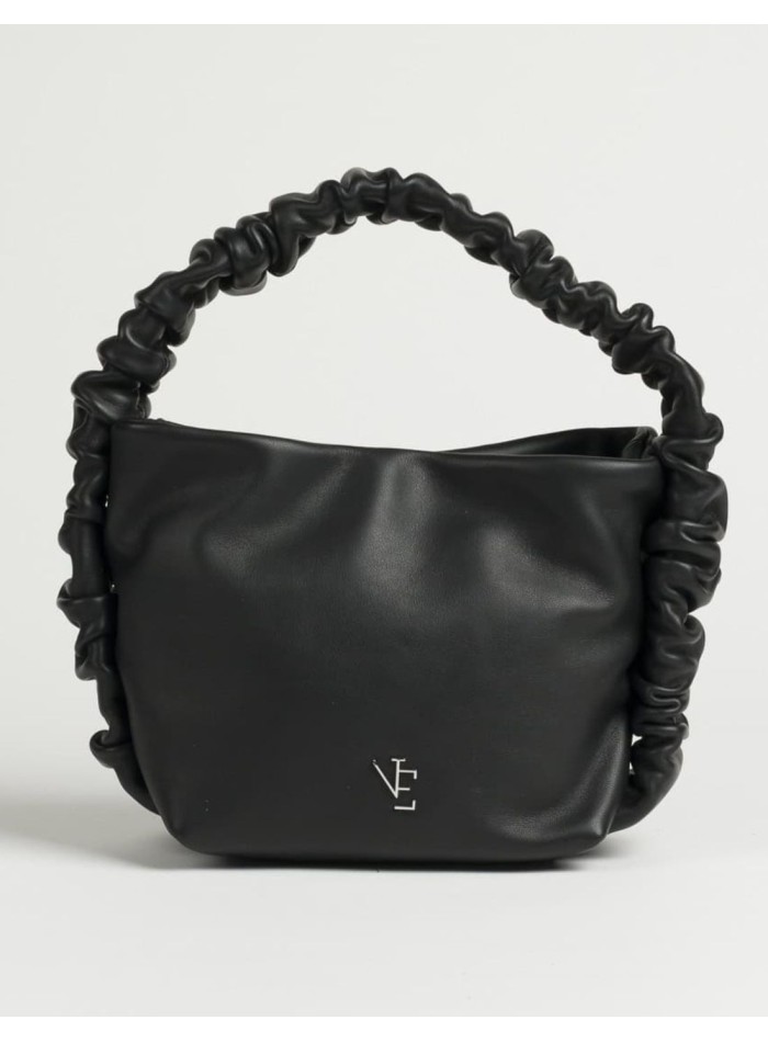 Sac en cuir avec poignée volantée