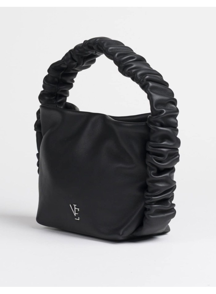 Sac en cuir avec poignée volantée