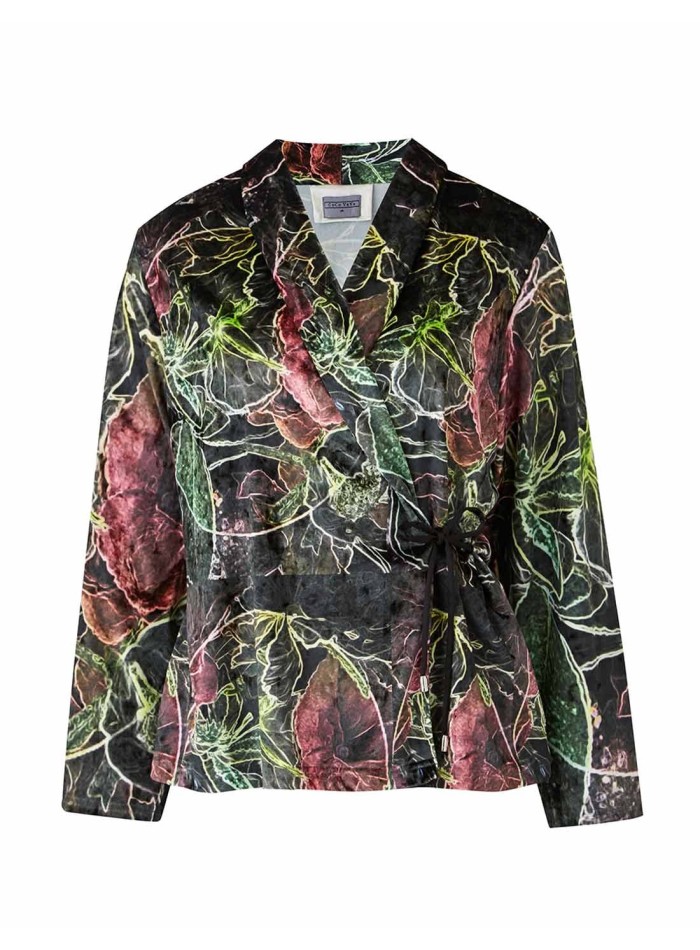 Chaqueta de fiesta estampada CoCo VeVe