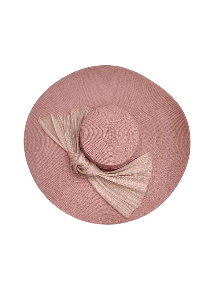 Pamela de invitada con nudo en color nude