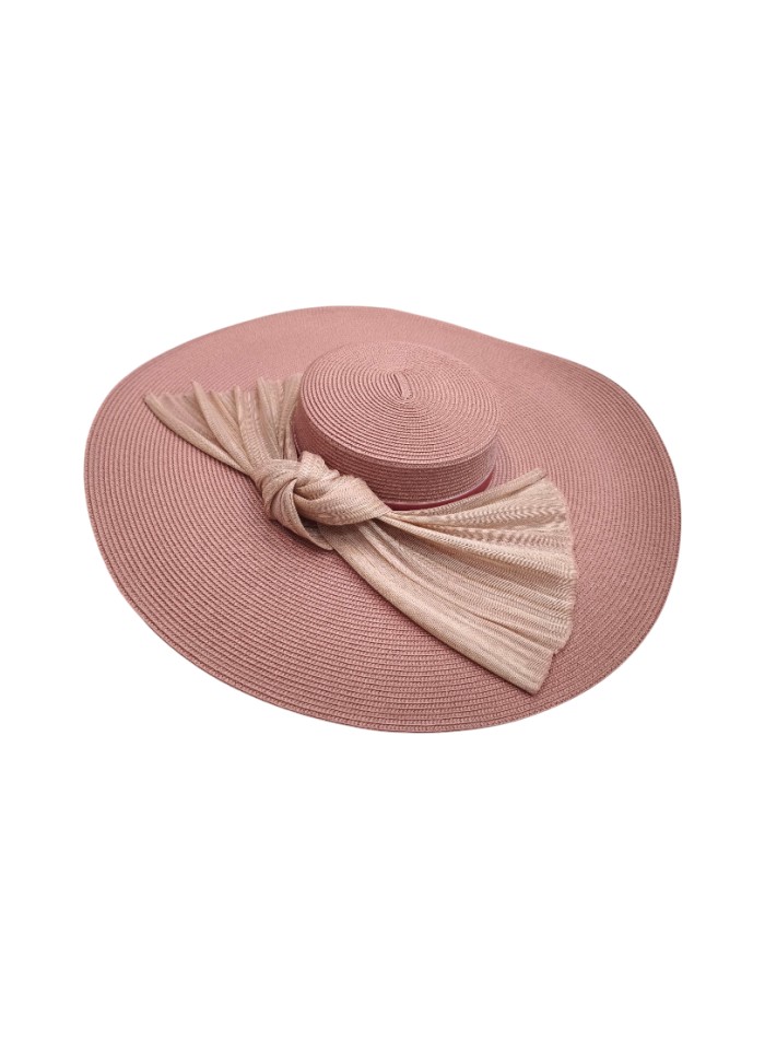 Pamela de invitada con nudo en color nude