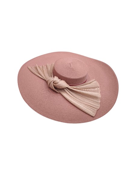 Pamela de invitada con nudo en color nude