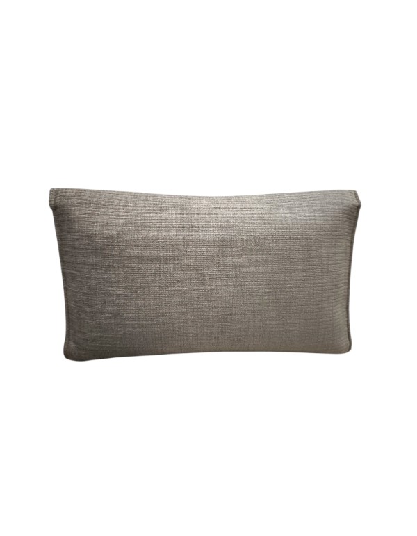 Portefeuille en jute gris avec détails en pierre... 2