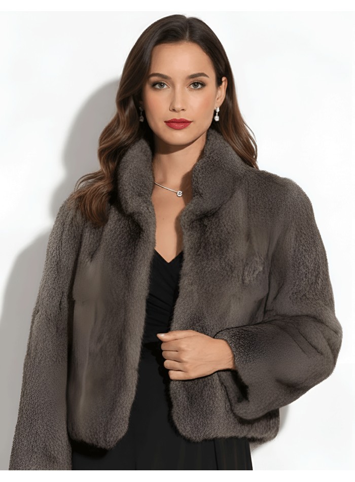 Natural fur jacket
