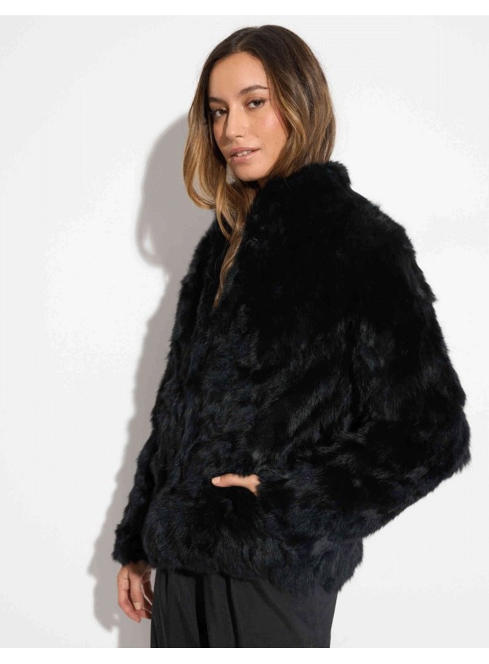 Chaqueta de invitada de pelo largo