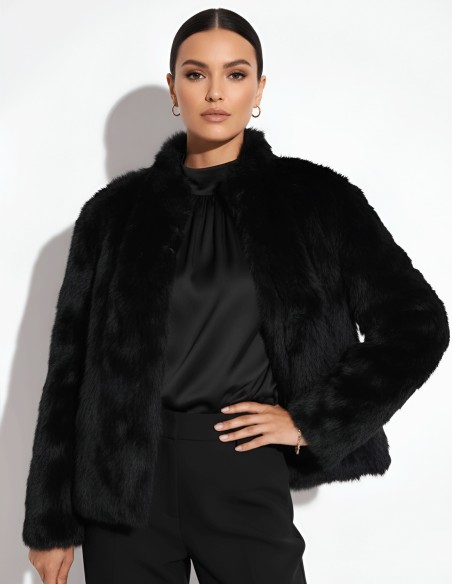 Veste d'invité à poils longs
