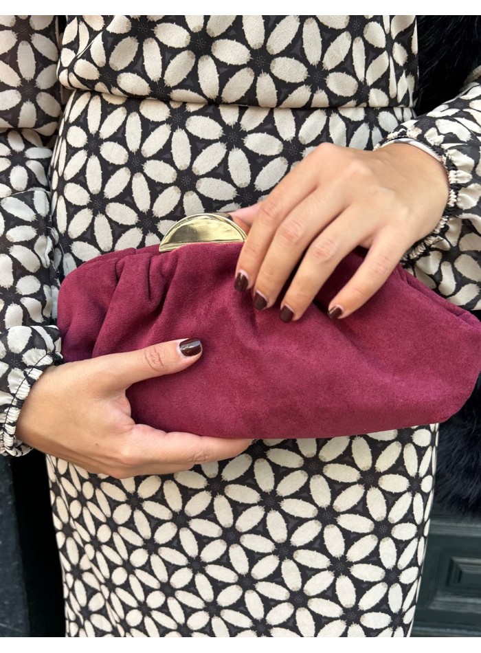 Sac de fête en cuir verni pour les invités