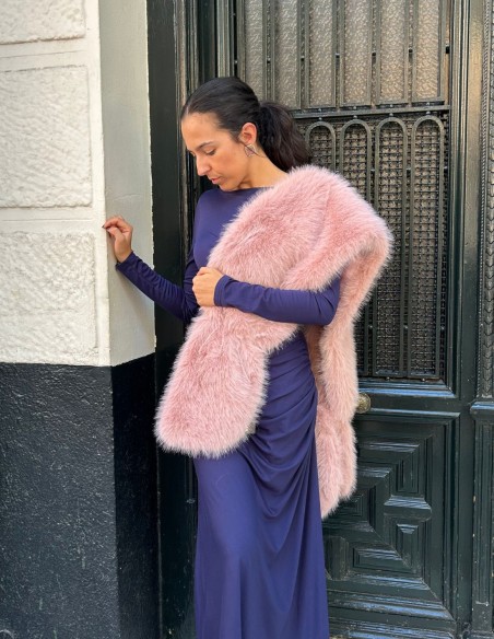 Estola de pelo largo sintético - varios colores