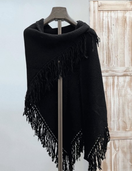 Poncho en laine invité