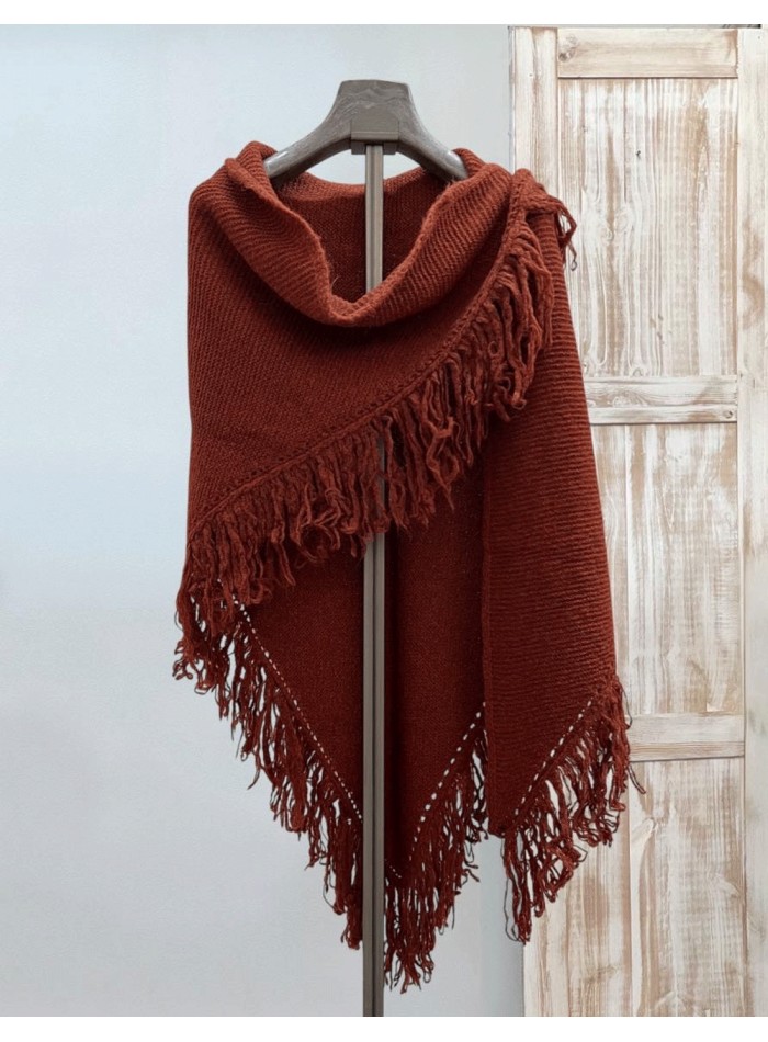 Poncho en laine invité