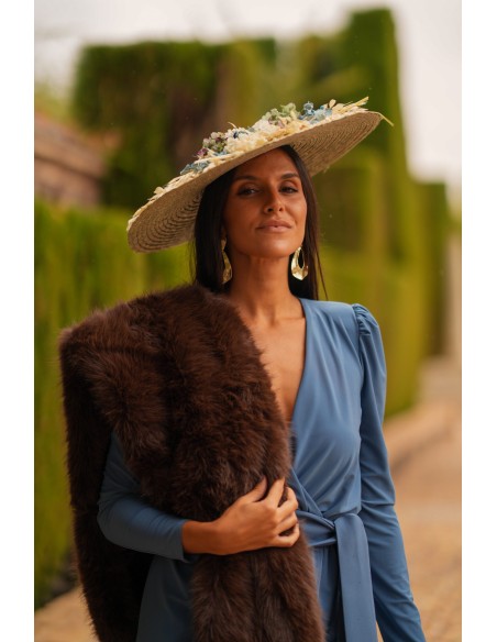 Conjunto de chaqueta cruzada y pantalón recto con fajín para invitada de boda Conjunto de chaqueta cruzada y pantalón recto con fajín para invitada de boda