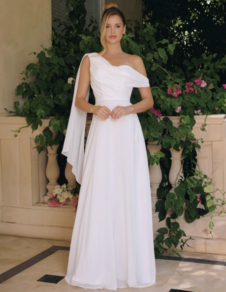 Robe de mariée à la grecque