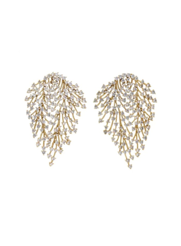 Boucles d'oreilles avec structure ramifiée avec...