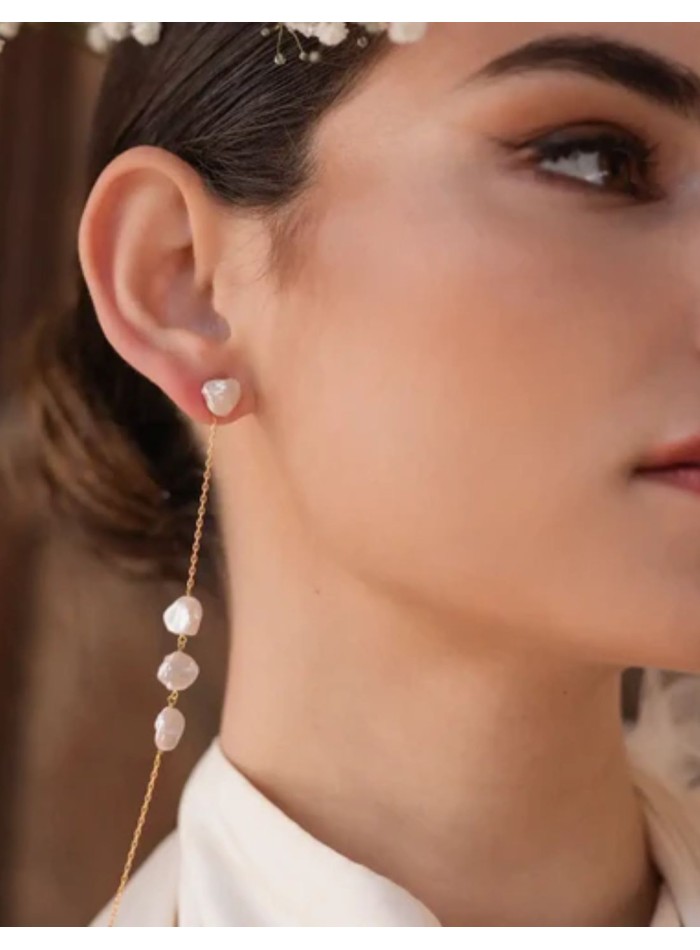 Boucles d'oreilles avec design amovible et...