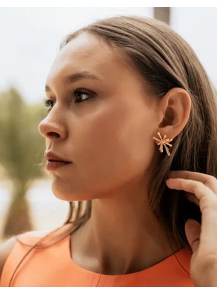 Petites boucles d'oreilles avec silhouette...