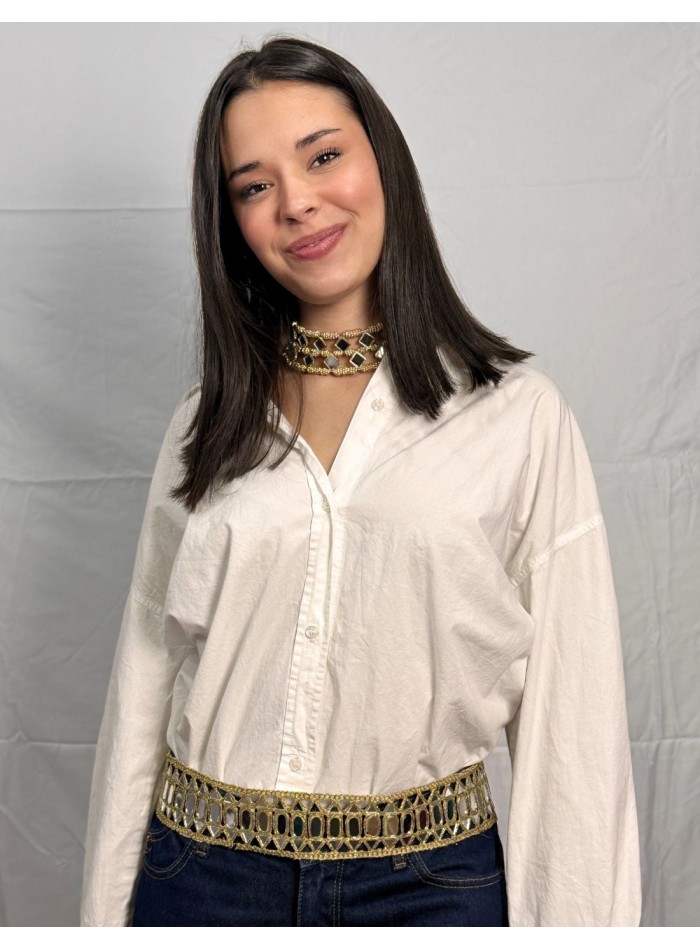 Ceinture large avec miroirs réglables