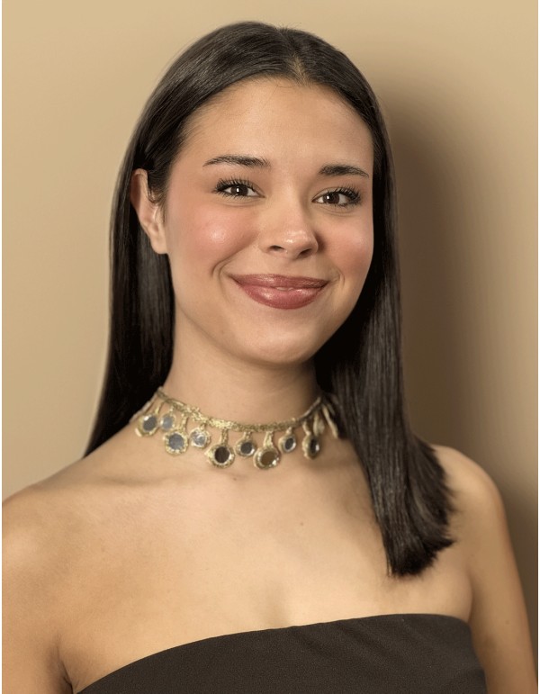 Choker with crystals in the shape of drops