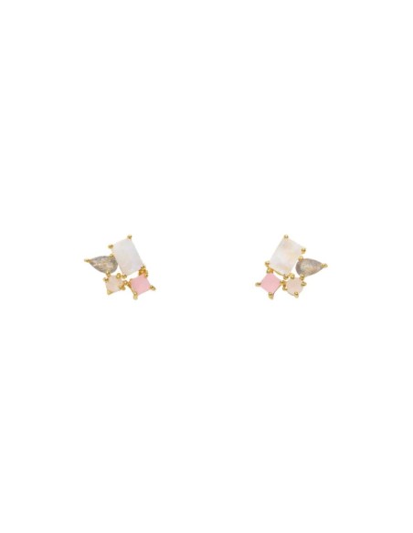 Small earrings with geometric shapes