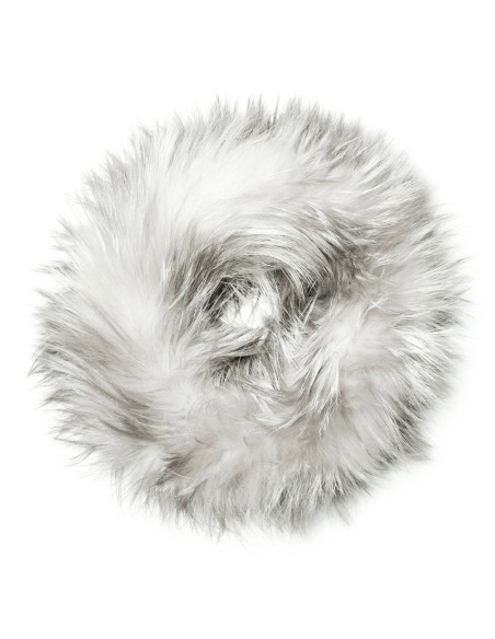 Cuello de piel blanco elástico para eventos especiales