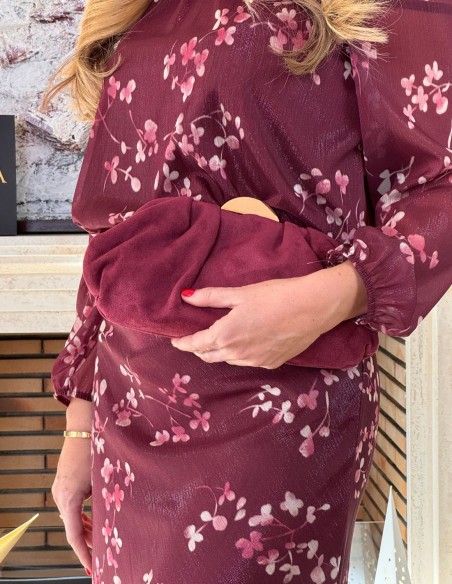 Sac de fête en cuir verni pour les invités