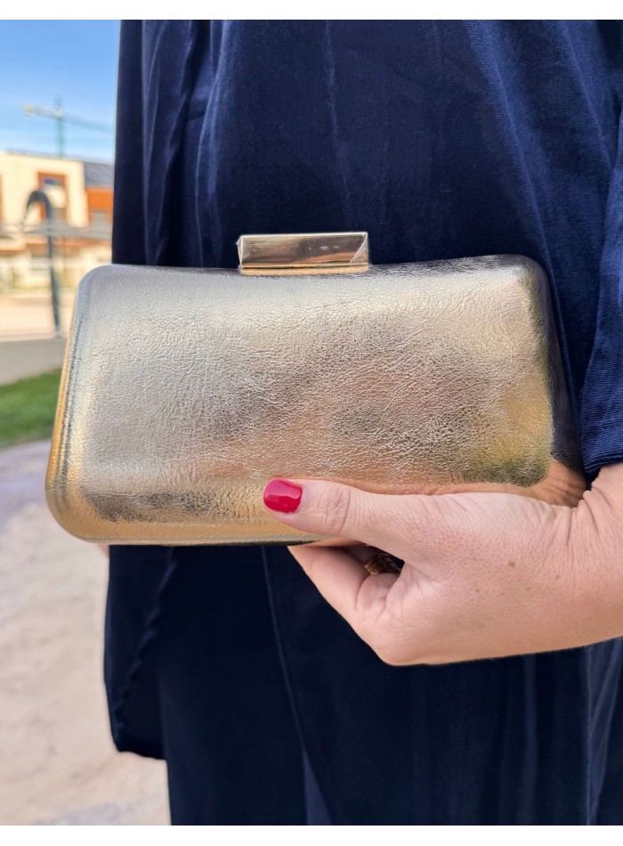 Bolso de fiesta elegante metalizado