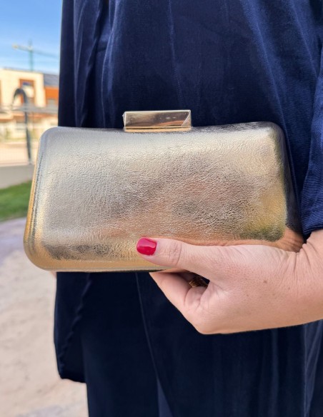 Bolso de fiesta elegante metalizado