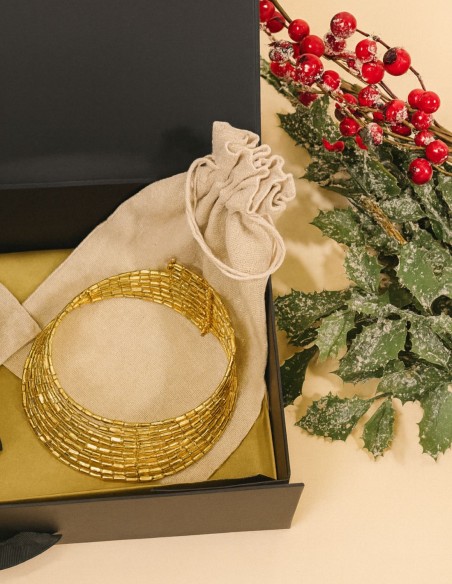 Caja de regalo 01. Choker + pendientes para hermana, novia, madre...