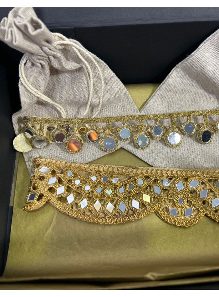 Boîte cadeau 03. Tour de cou + ceinture