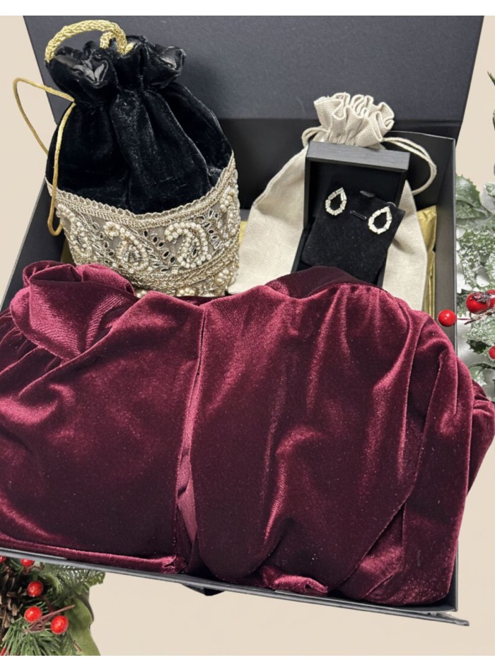 Gift box 08. Velvet kimono + bonbonnière +...