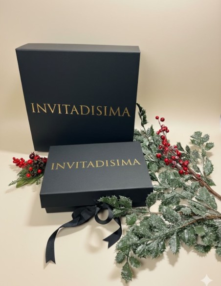 Caja de regalo 08. Kimono de terciopelo + bombonera + pendientes